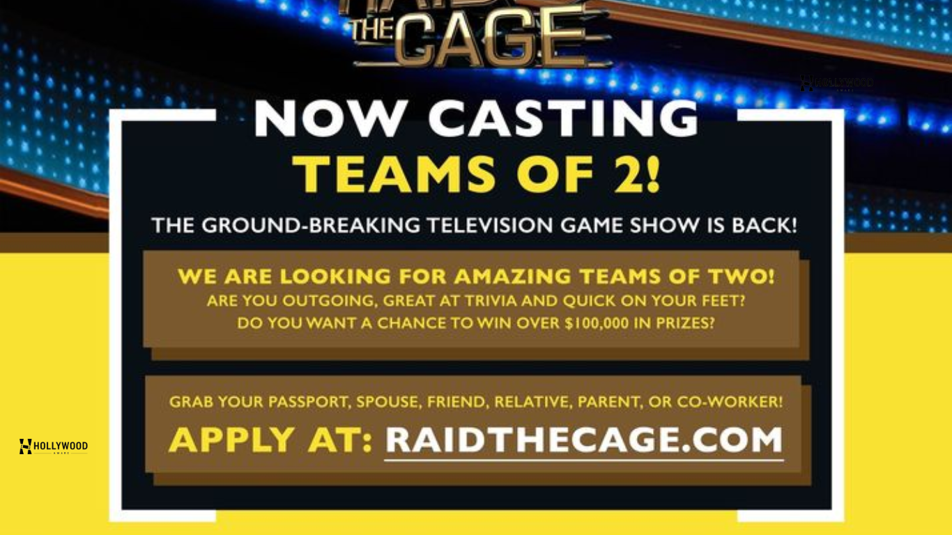 CBS Game show Raid The Cage casting for 2025